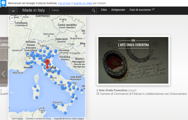 Google Cultural Institute Made in Italy